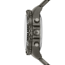 Load image into Gallery viewer, Garrett analogue-Digital Smoke Stainless Steel Watch