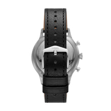 Load image into Gallery viewer, Pilot Chronograph Black Leather Watch