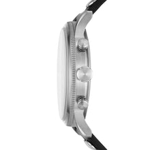 Load image into Gallery viewer, Pilot Chronograph Black Leather Watch