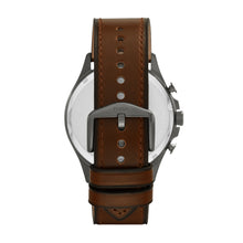Load image into Gallery viewer, Forrester Chronograph Amber Leather Watch