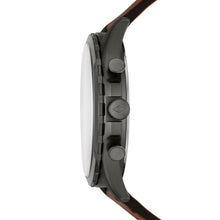 Load image into Gallery viewer, Forrester Chronograph Amber Leather Watch