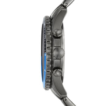 Load image into Gallery viewer, FB-01 Chronograph Smoke Stainless Steel Watch