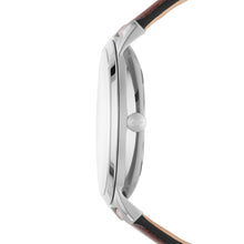 Load image into Gallery viewer, The Minimalist Solar-Powered Luggage Leather Watch