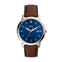 Load image into Gallery viewer, The Minimalist Solar-Powered Luggage Leather Watch