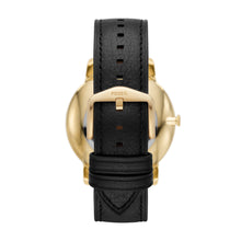 Load image into Gallery viewer, The Minimalist Solar-Powered Black Leather Watch