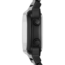 Load image into Gallery viewer, Retro Digital Black Stainless Steel Watch