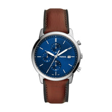 Load image into Gallery viewer, Minimalist Chronograph Luggage Eco Leather Watch