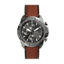 Load image into Gallery viewer, Bronson Chronograph Brown Eco Leather Watch