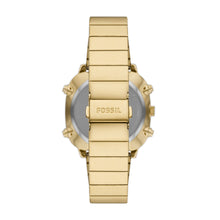 Load image into Gallery viewer, Retro Analog-Digital Gold-Tone Stainless Steel Watch