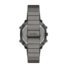 Load image into Gallery viewer, Retro Analog-Digital Smoke Stainless Steel Watch
