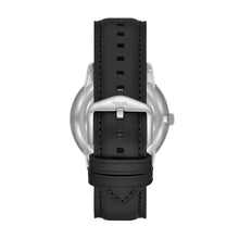 Load image into Gallery viewer, Neutra Moonphase Multifunction Black Leather Watch