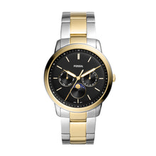 Load image into Gallery viewer, Neutra Moonphase Multifunction Two-Tone Stainless Steel Watch