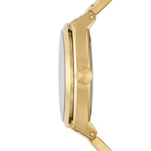 Load image into Gallery viewer, Everett Three-Hand Date Gold-Tone Stainless Steel Watch
