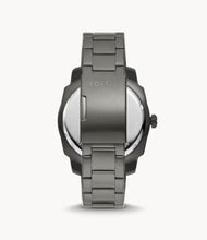 Load image into Gallery viewer, Machine Three-Hand Date Smoke Stainless Steel Watch