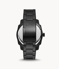 Load image into Gallery viewer, Machine Three-Hand Date Black Stainless Steel Watch