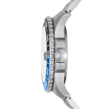 Load image into Gallery viewer, Fossil Blue GMT Stainless Steel Watch