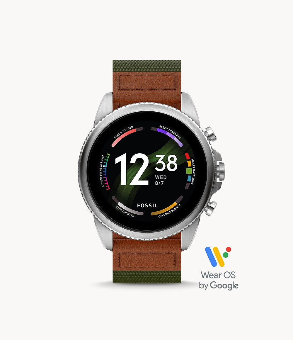 Fossil q explorist gen 4 outlet leather