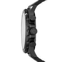 Load image into Gallery viewer, Nate Chronograph Black Leather Watch