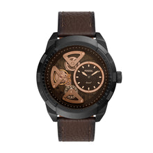 Load image into Gallery viewer, Bronson Twist Brown Leather Watch