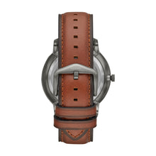 Load image into Gallery viewer, Neutra Automatic Amber Leather Watch