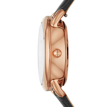 Load image into Gallery viewer, Tailor Mechanical Black Leather Watch