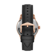 Load image into Gallery viewer, Townsman Automatic Black Leather Watch