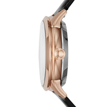 Load image into Gallery viewer, Townsman Automatic Black Leather Watch