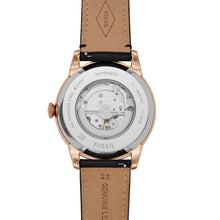 Load image into Gallery viewer, Townsman Automatic Black Leather Watch