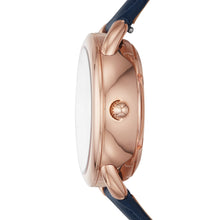 Load image into Gallery viewer, Tailor Automatic Blue Leather Watch
