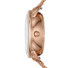 Load image into Gallery viewer, Tailor Automatic Rose Gold-Tone Stainless Steel Mesh Watch
