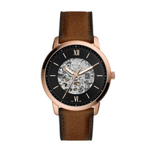 Load image into Gallery viewer, Neutra Automatic Brown Leather Watch