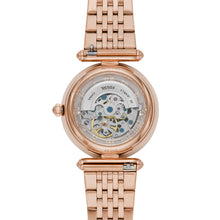 Load image into Gallery viewer, Lyric Automatic Rose Gold-Tone Stainless Steel Watch
