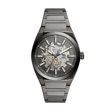 Load image into Gallery viewer, Everett Automatic Smoke Stainless Steel Watch