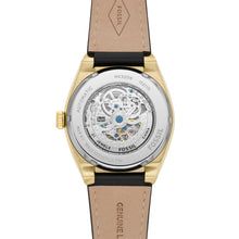 Load image into Gallery viewer, Everett Automatic Black Eco Leather Watch