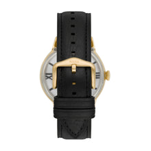 Load image into Gallery viewer, Townsman Automatic Black Eco Leather Watch