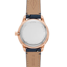 Load image into Gallery viewer, Stella Automatic Navy Eco Leather Watch