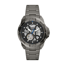 Load image into Gallery viewer, Bronson Automatic Smoke Stainless Steel Watch