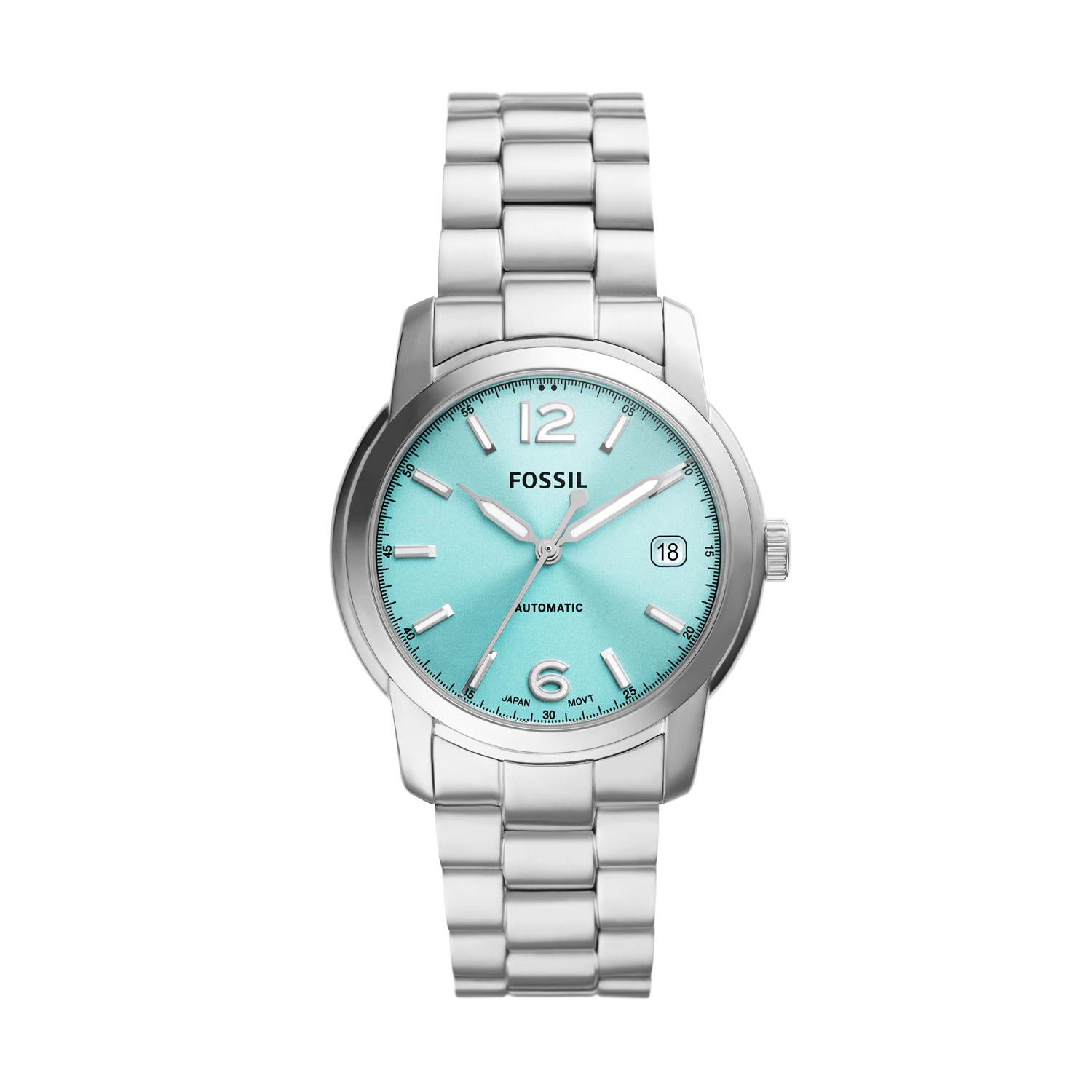 Fossil teal 2024 green watch