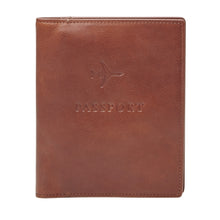 Load image into Gallery viewer, Leather RFID Passport Case