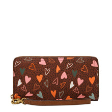 Load image into Gallery viewer, Logan Zip Clutch celebrating Valentine's Day