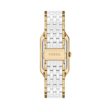 Load image into Gallery viewer, Raquel 26mm Three-Hand Date Gold-Tone Stainless Steel &amp; White Ceramic Watch
