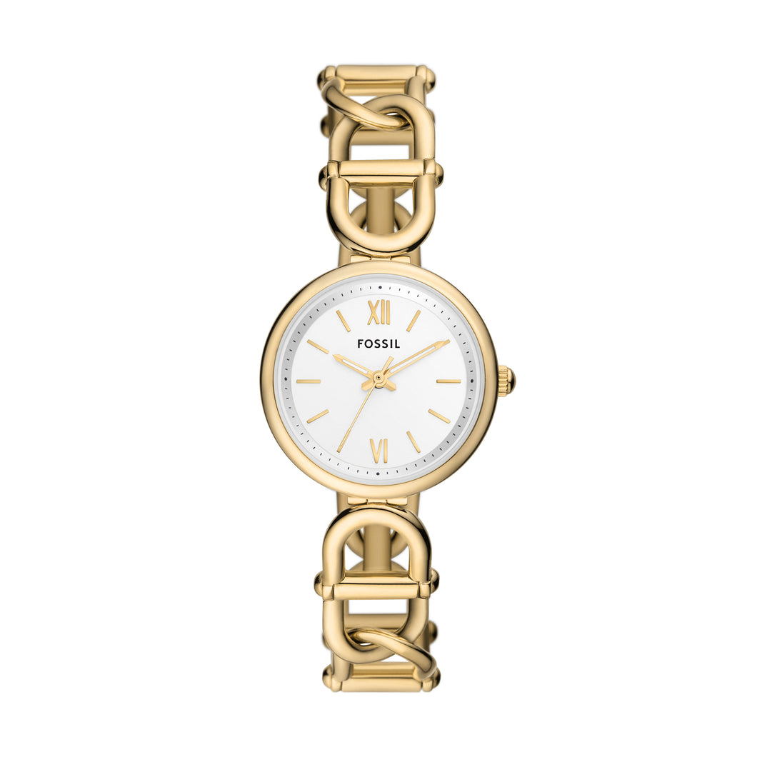 Carlie Three-Hand Gold-Tone Stainless Steel Watch