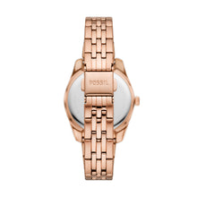 Load image into Gallery viewer, Scarlette Three-Hand Date Rose Gold-Tone Stainless Steel Watch
