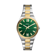 Load image into Gallery viewer, Scarlette Three-Hand Two-Tone Stainless Steel Watch

