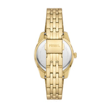 Load image into Gallery viewer, Scarlette Three-Hand Date Gold-Tone Stainless Steel Watch
