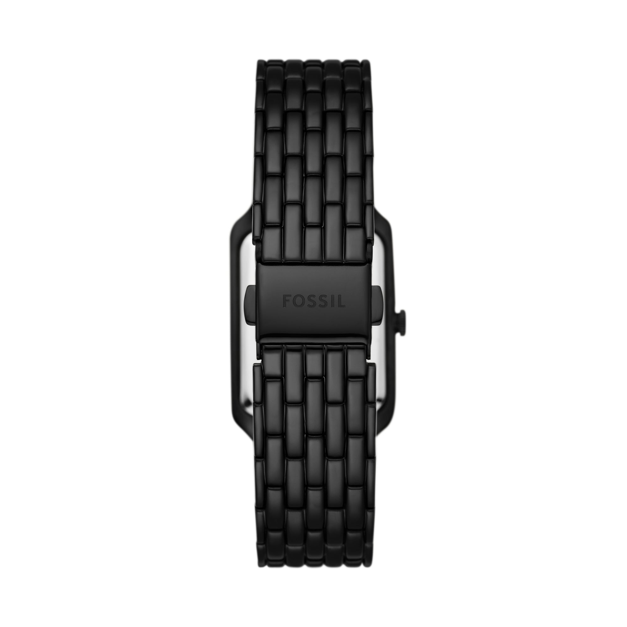 Fossil Raquel Three-Hand Date Black Stainless Steel Watch – Fossil