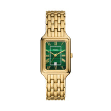 Load image into Gallery viewer, Raquel Three-Hand Date Gold-Tone Stainless Steel Watch
