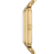 Load image into Gallery viewer, Raquel Three-Hand Date Gold-Tone Stainless Steel Watch
