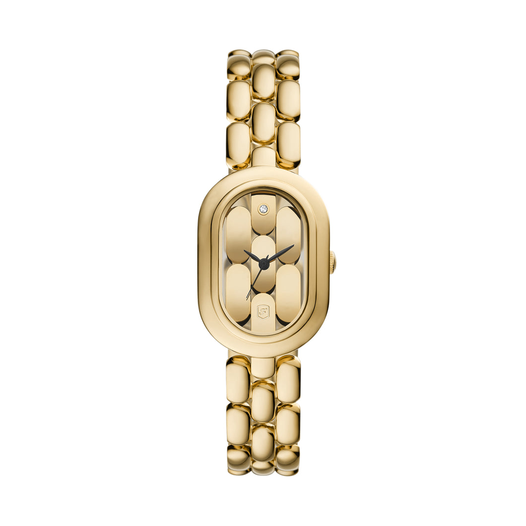 Sloan Three-Hand Gold-Tone Stainless Steel Watch