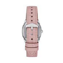 Load image into Gallery viewer, Harlow Three-Hand Light Pink Leather Watch
